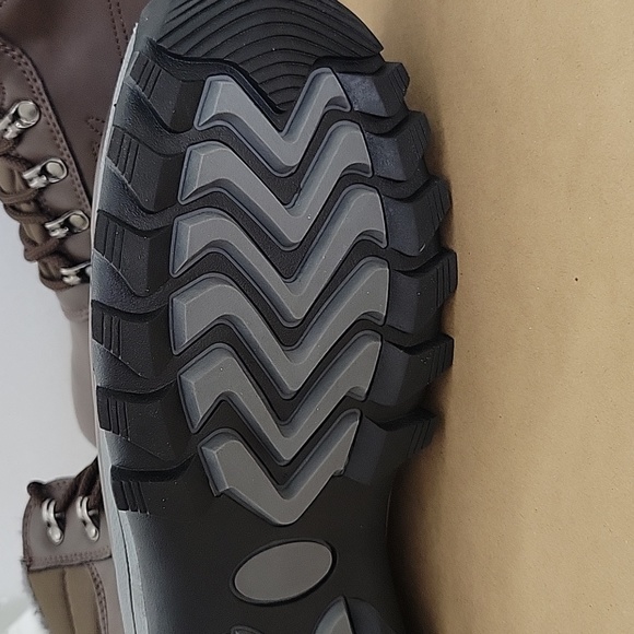 Mens Shoes Winter Snow Boots Waterproof Fur Lined Leather Ankle Non-Slip - Picture 8 of 14